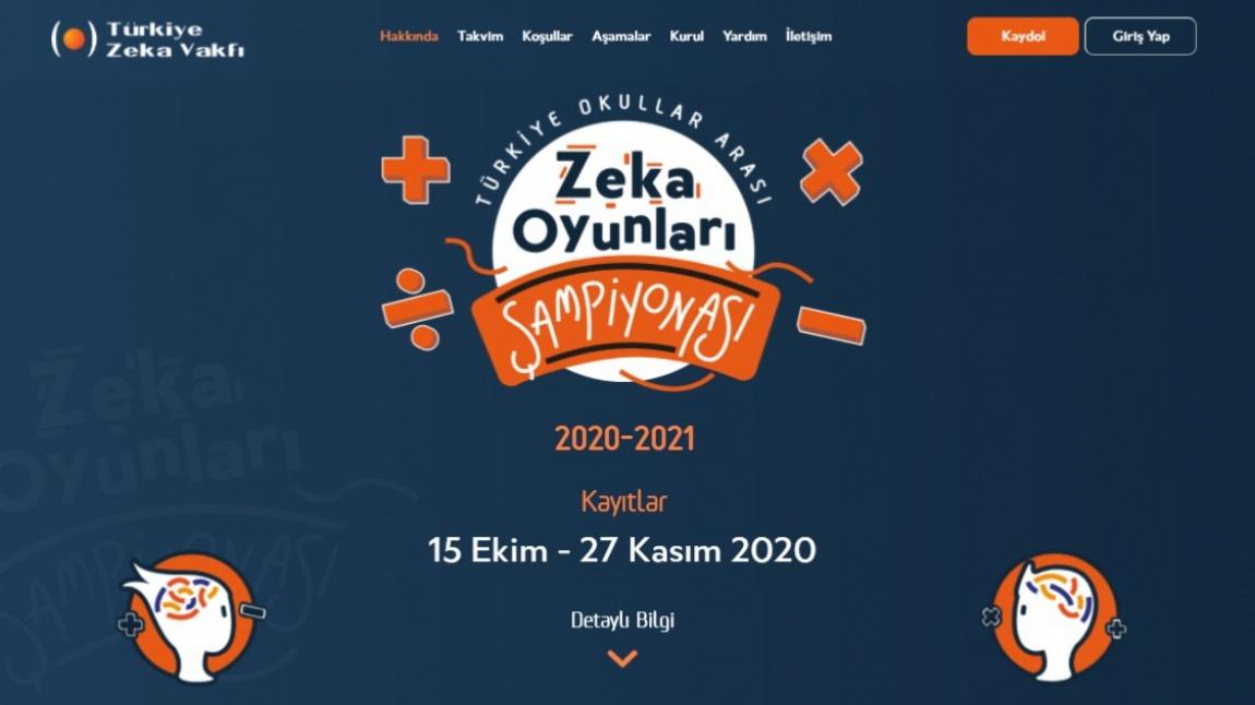 2020 Türkiye Okullar Arası Zeka Oyunları Yarışması